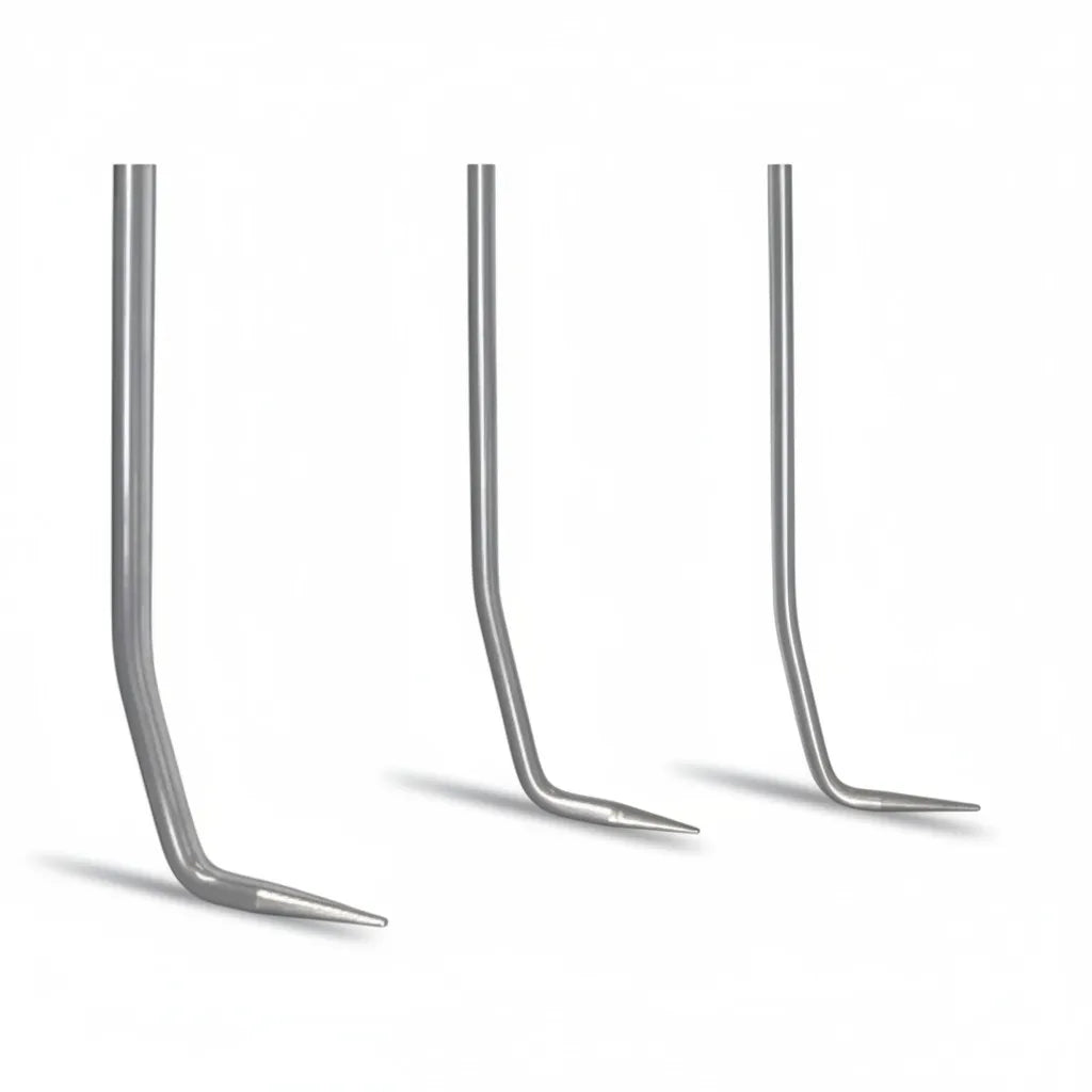 Abu Dhabi Edition — zestaw 3-częściowych prętów PDR o podwójnej krzywiźnie (ostra końcówka)