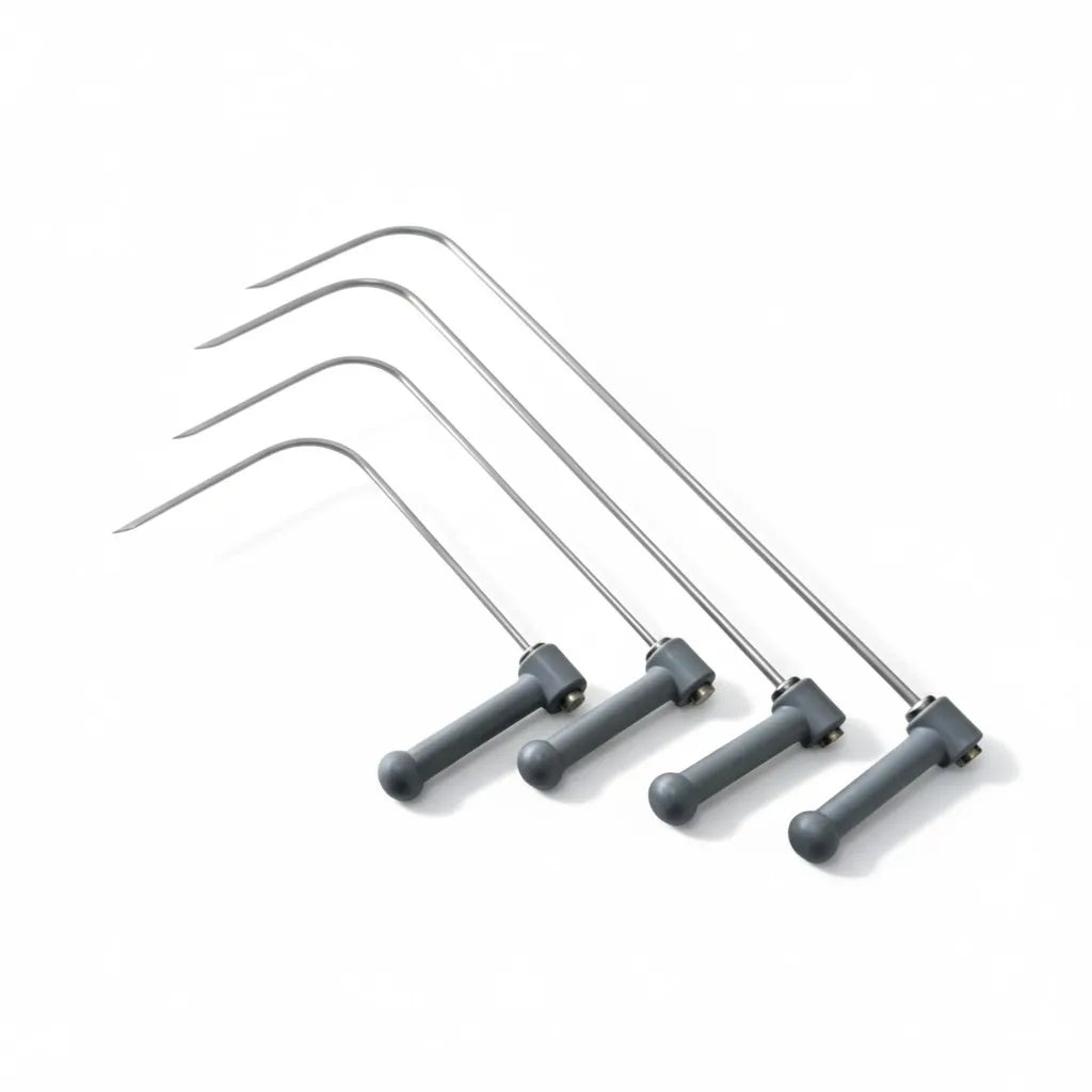 Ronda Edition 4-Częściowy Zestaw Prętów PDR z Uchwytem Grzechotkowym (Okrągła Końcówka)