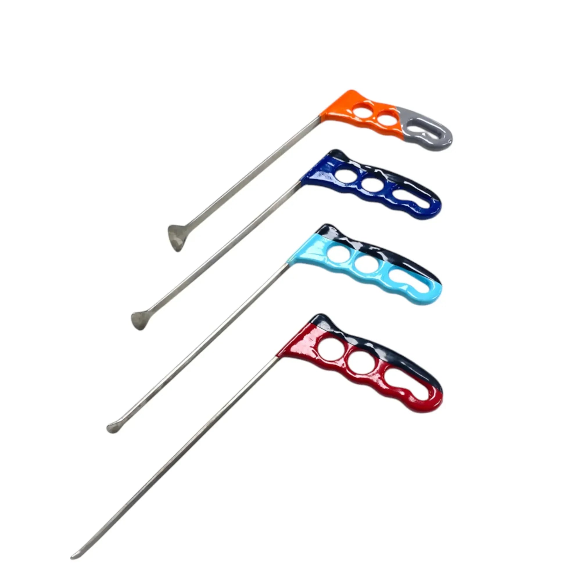 Mardin Edition 4-Piece 20cm White Steel Whale Tail PDR Tools – Paintless Dent Repair Rods InoxPDR