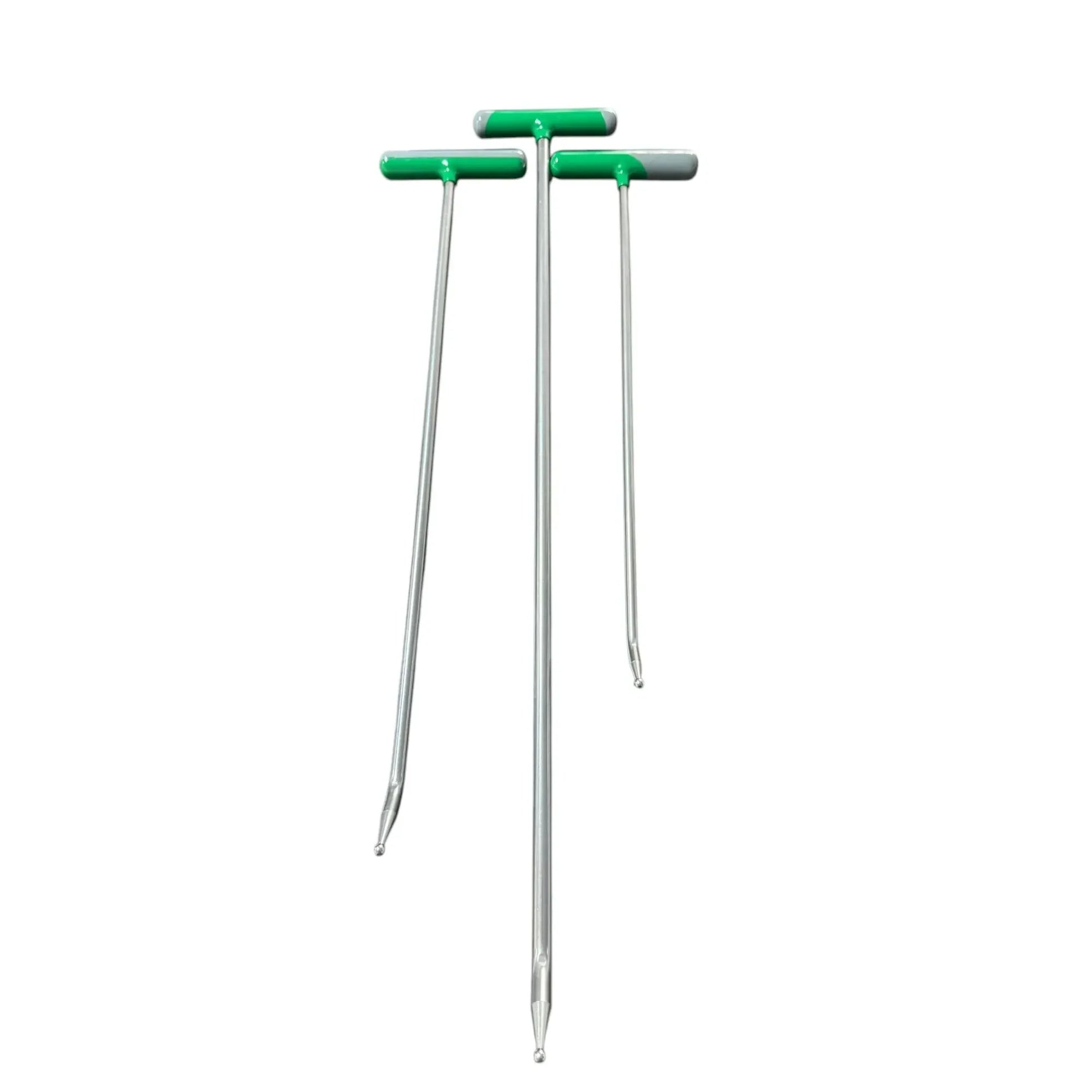 3-Piece Bead Tip White Steel PDR Tool Set – 50cm, 60cm, 70cm Lengths | 8mm, 10mm, 12mm Diameter - Selvora Edition InoxPDR