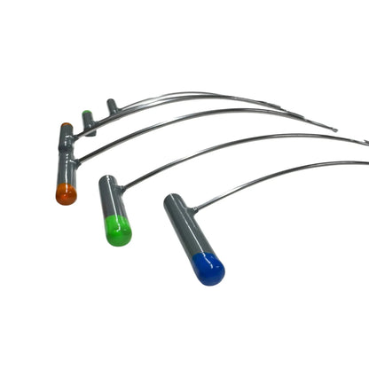 Lurencia Edition 6-Piece Sharp Tip C-Bend Left & Right Steel PDR Tools – Paintless Dent Repair Rods InoxPDR