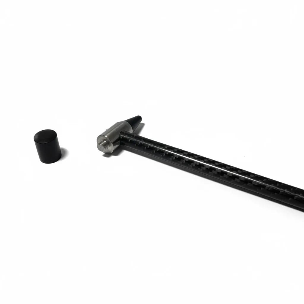 PDR INOX Młotek do Blendowania z Włókna Węglowego (Wymienne Końcówki)