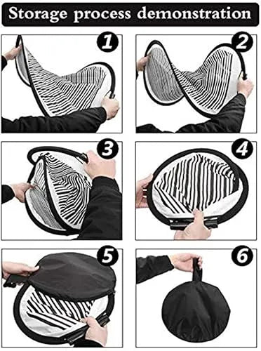 PDR INOX Składana tablica reflektorowa do wykrywania wgnieceń (80cm / 31.5")