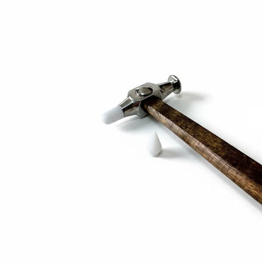 PDR 2-częściowy zestaw młotków do rozbijania ze stali nierdzewnej (drewniana rękojeść)