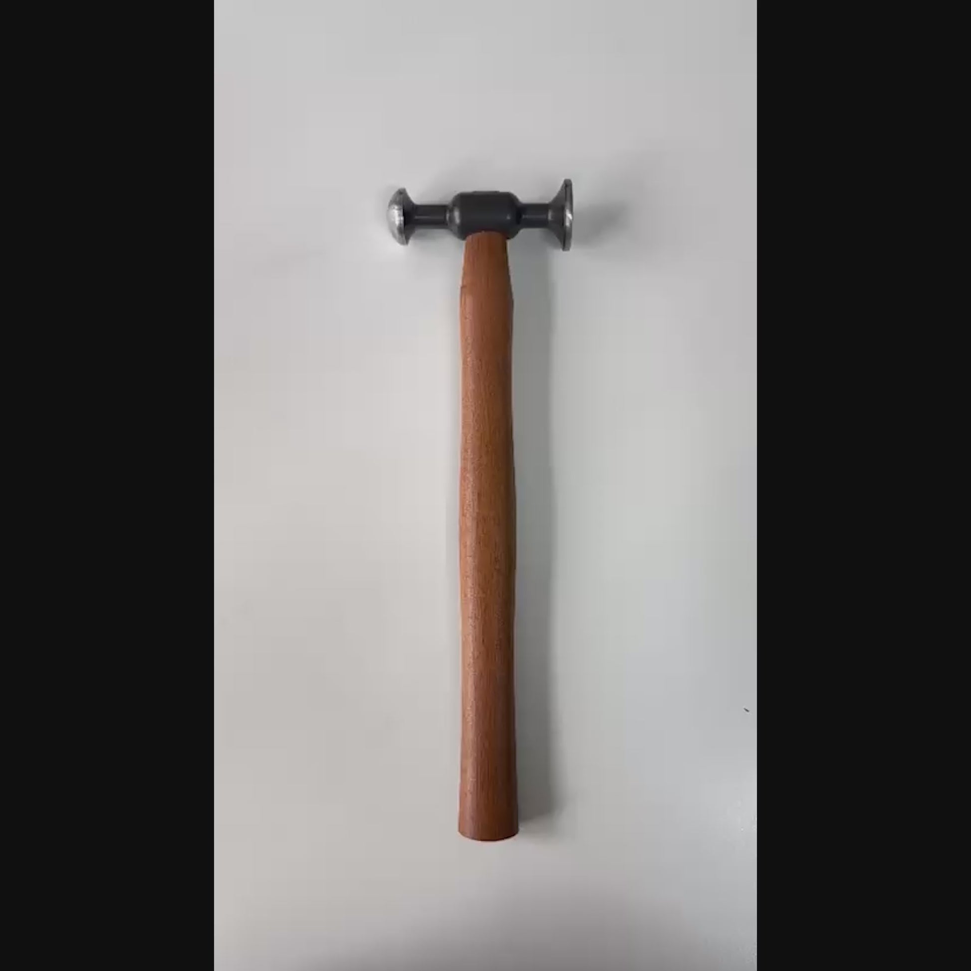 PDR INOX Model 3 Wooden Handle Steel Tapping Hammer